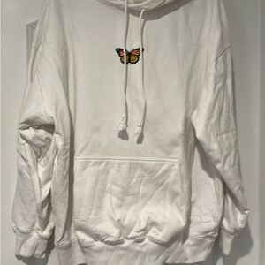 Brandy Melville White Hoodie